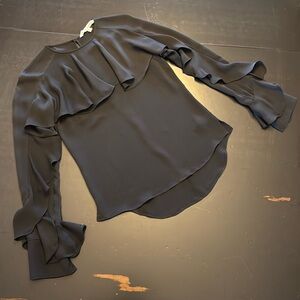 Veronica Beard Mia Ruffle Blouse